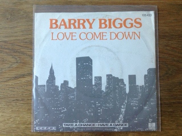 single barry biggs, CD & DVD, Vinyles Singles, 7 inch, Housse de protection extérieure, R&B et Soul, Enlèvement ou Envoi