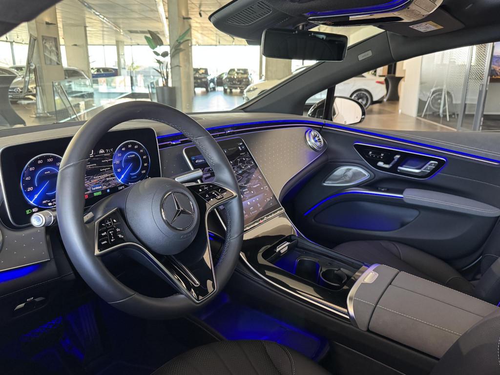 Mercedes-Benz EQS 450+ AMG Line + PANORAMISCH DAK + AIRMATIC, Auto's, Automaat, 4 deurs, Gebruikt, 333 pk