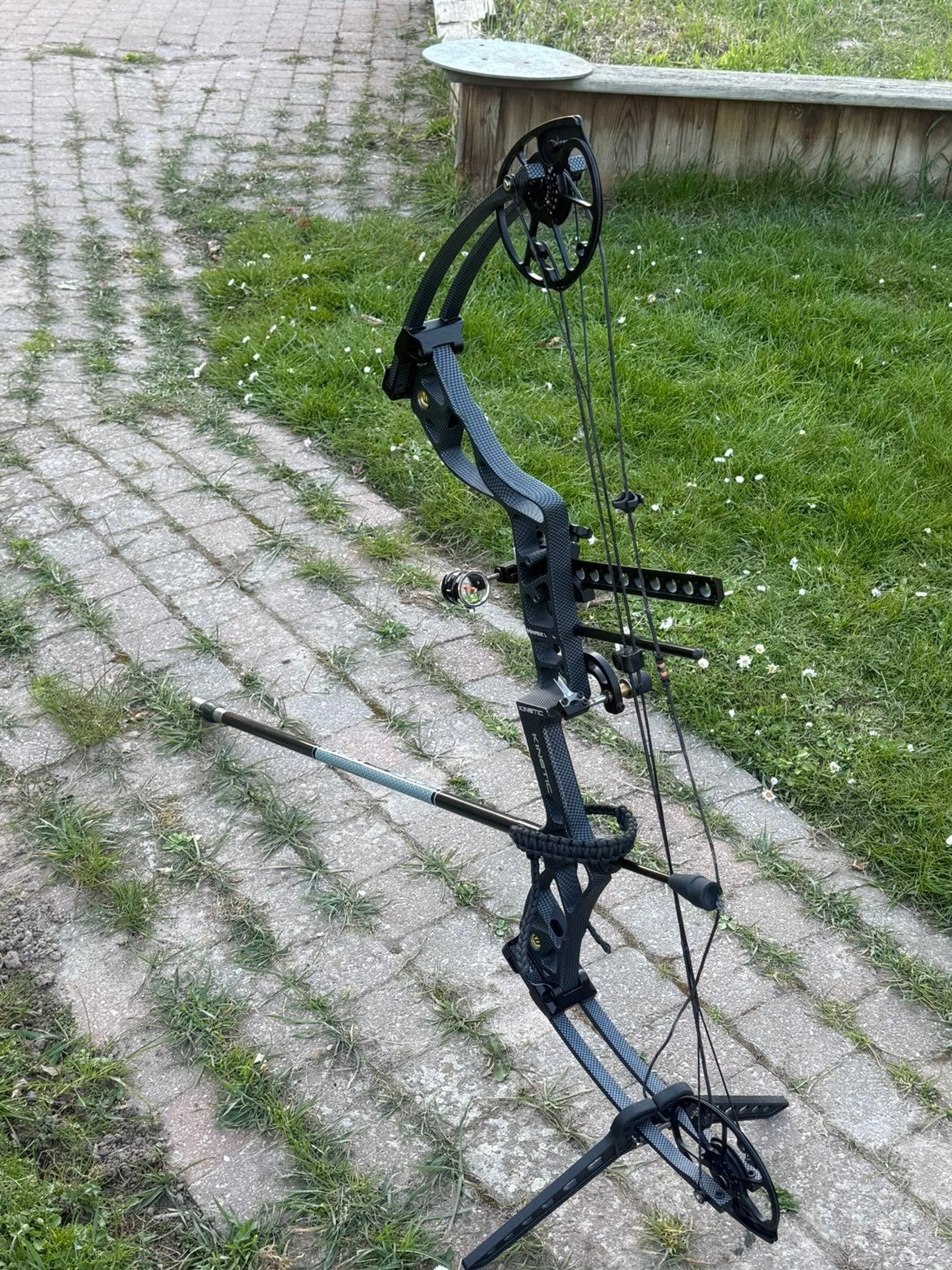 Compound boog Kinetic Mirage met zak en onderdelen erbij, Sport en Fitness, Handboogschieten, Ophalen of Verzenden, Zo goed als nieuw