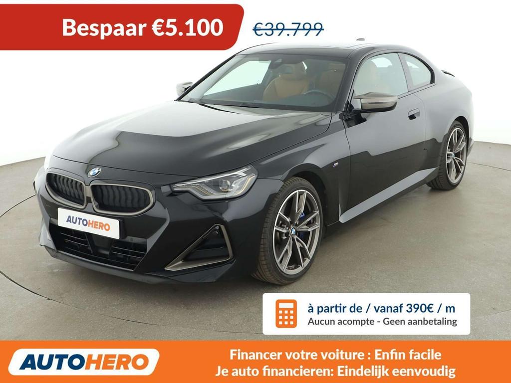BMW M2 M240i xDrive (année de construction 2022), Autos, Cuir, 186 g/km, Euro 6, Détection des panneaux routiers