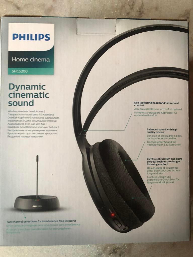 Philips hoofdtelefoons voor thuisbioscoop, Ophalen, Zo goed als nieuw, Philips
