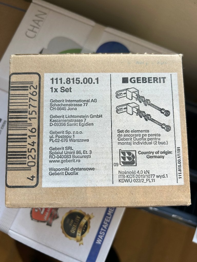 Set Geberit ancrage Duofix, Ophalen, Nieuw, Toilet