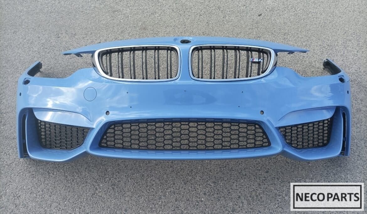 BMW M4 F82 F83 M BUMPER VOORBUMPER GRILL ORIGINEEL, Gebruikt, -, -, Ophalen of Verzenden