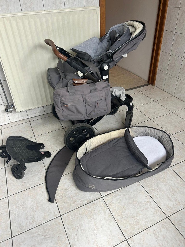 Joolz GEO 2 - Grijs/zwart - volledig, Kinderen en Baby's, Kinderwagens en Combinaties, Gebruikt, Kinderwagen, Overige merken, Ophalen