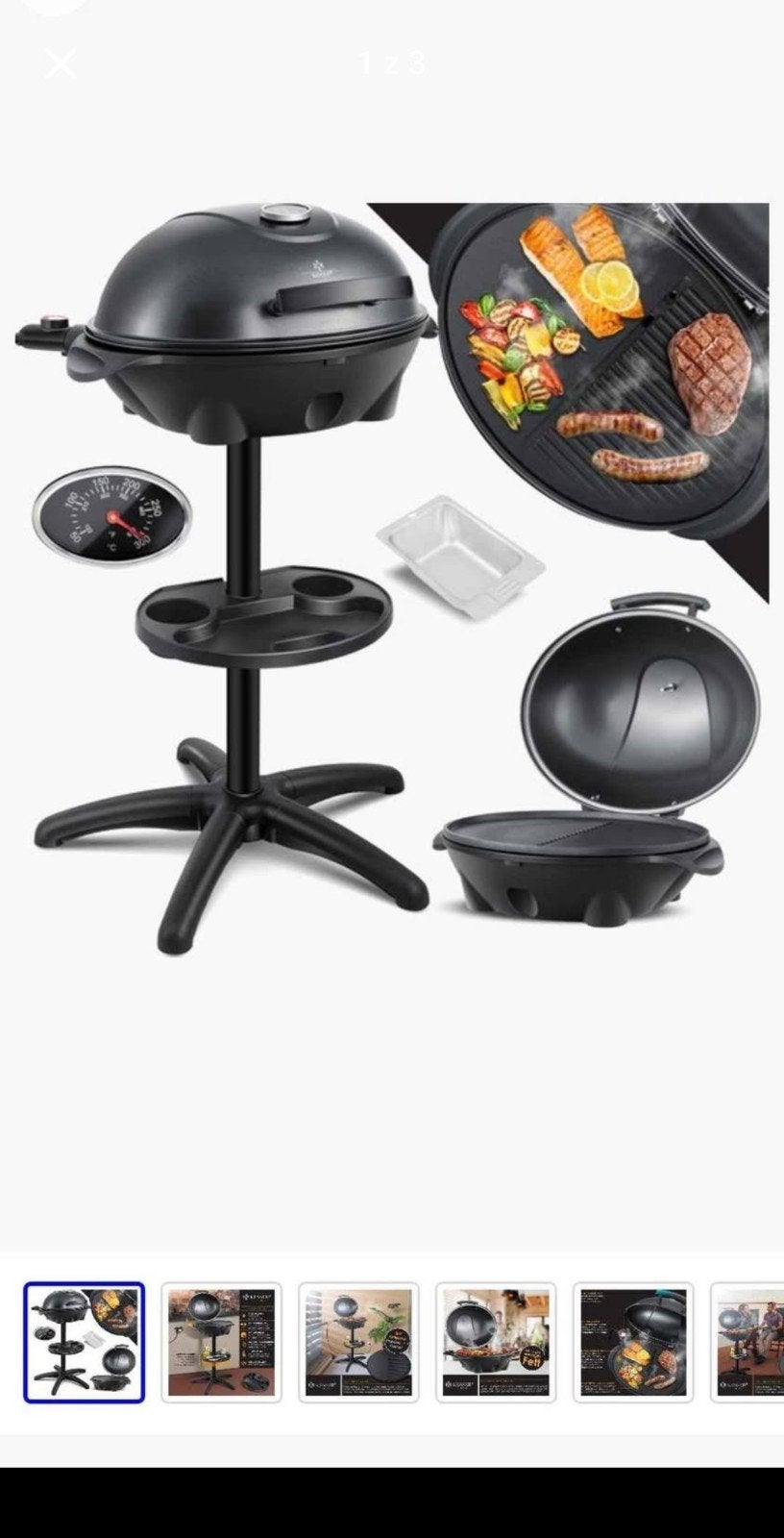 Elektrische Barbecue XXL, Jardin & Terrasse, Barbecues électriques, Enlèvement ou Envoi