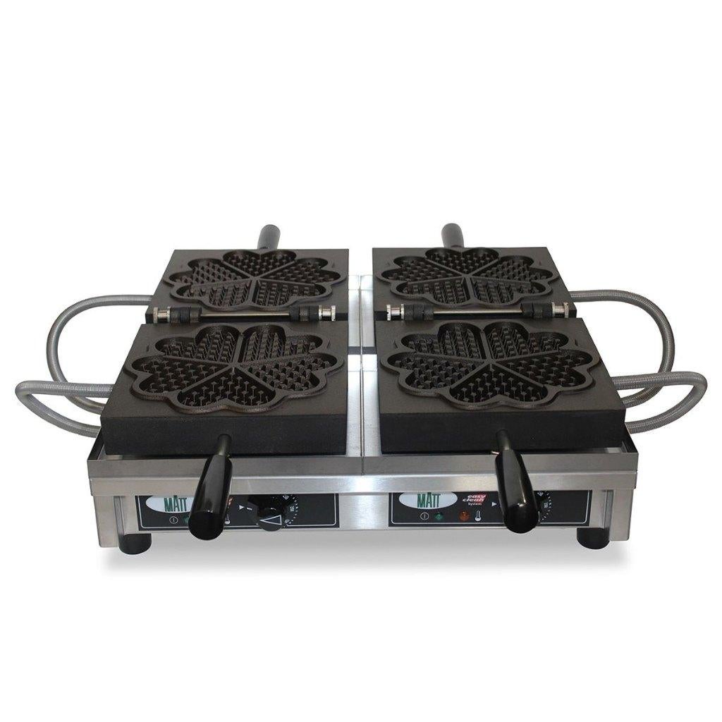 Gaufrier professionnel (en forme de cœur) - 100 % neuf, Electroménager, Gaufriers, Neuf, Enlèvement