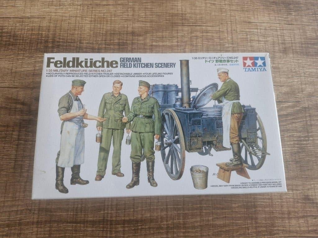 Tamiya 1/35 Feldküche German Field Kitchen Scenery, Enlèvement ou Envoi, Neuf, 1:35 à 1:50, Personnage ou Figurines