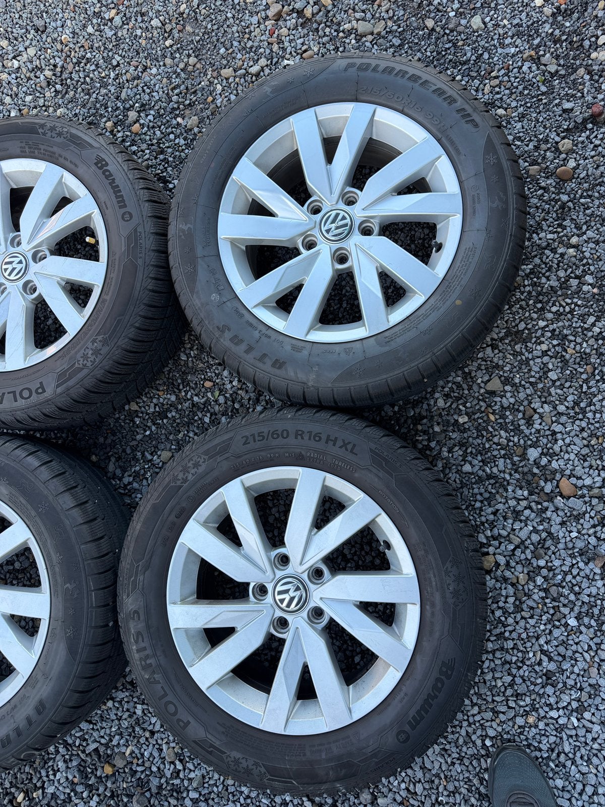 Jantes 215/60/R16 (5x112) Hiver VW T-ROC etc, Autos : Divers, Enlèvement ou Envoi, Comme neuf