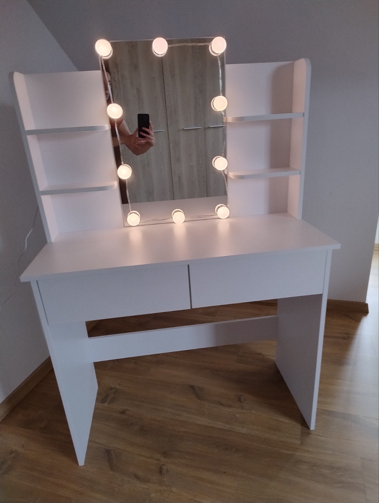 make-up tafel, Ophalen