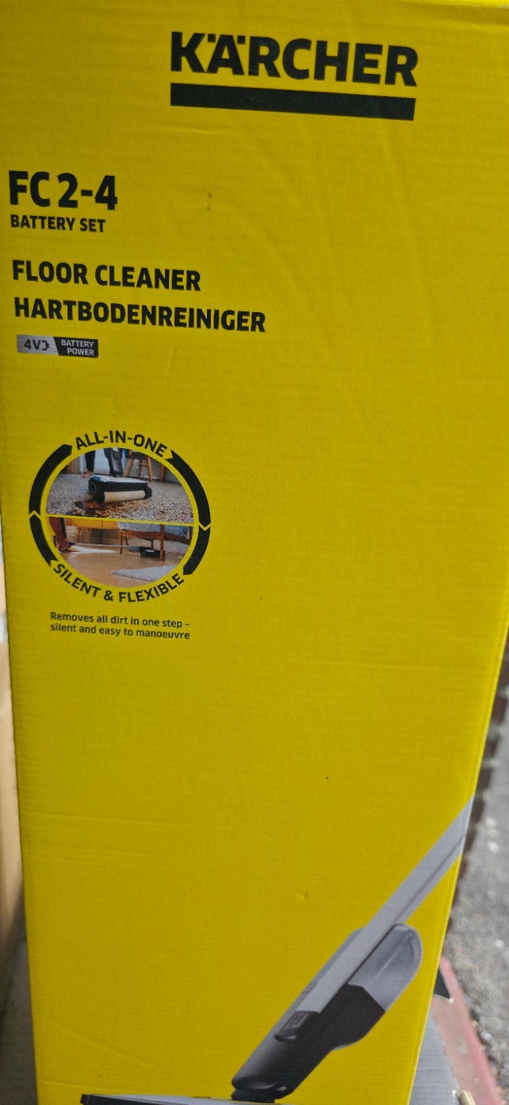 Floor cleaner, Enlèvement