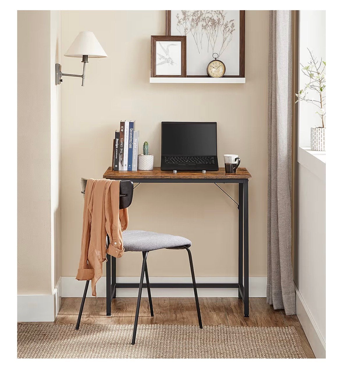 Industriële bureau 80cm nieuw in doos, Huis en Inrichting, Industrieel, Ophalen, Nieuw, Zwart