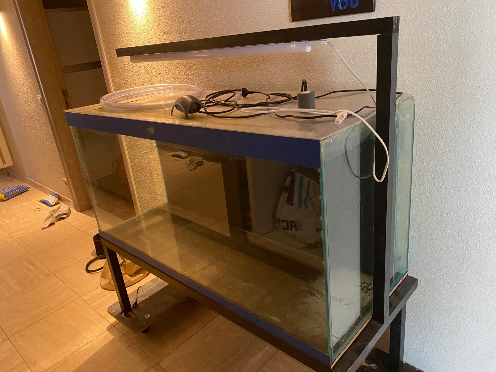 Aquwarium met of zonder toebehoren ., Ophalen, Pomp, Zo goed als nieuw, Tetra