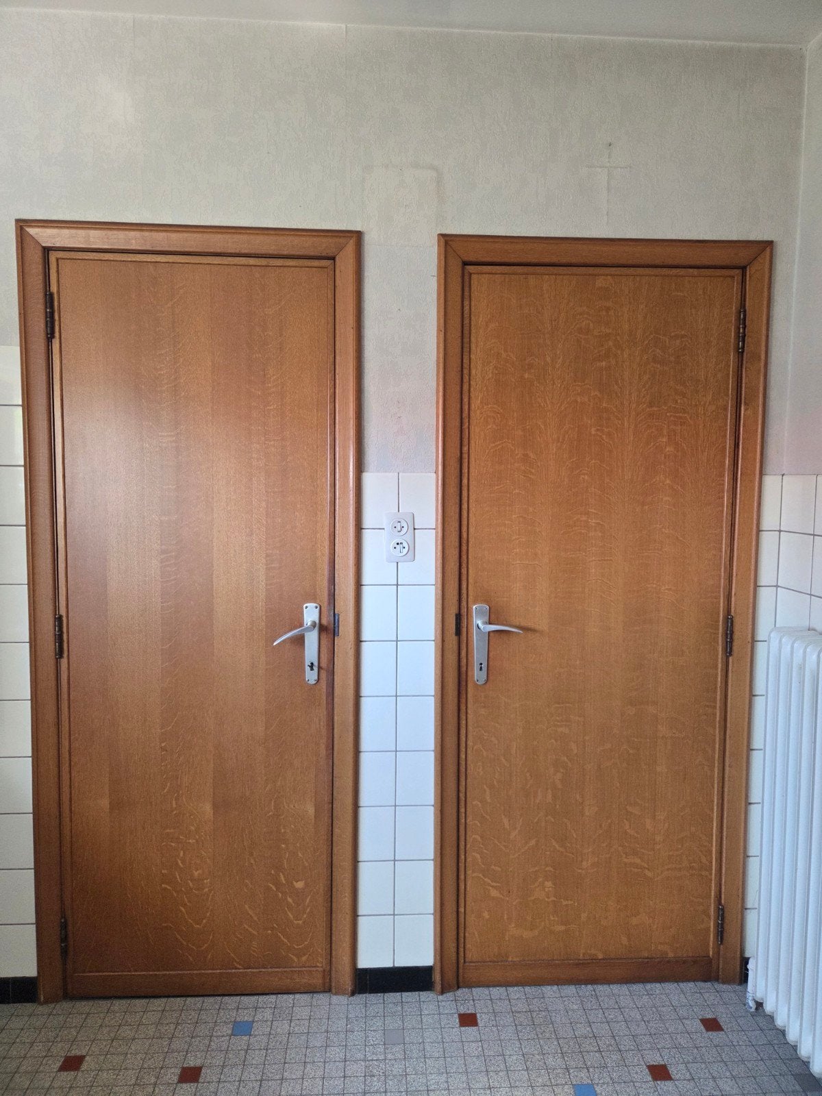 houten binnendeuren, Ophalen, Gebruikt, Glas, Binnendeur