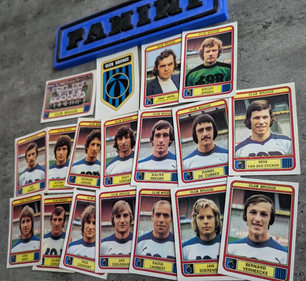 PANINI FOOTBALL 79 CLUB BRUGES 18 AUTOCOLLANTS FOOT 1979, Enlèvement ou Envoi, Neuf