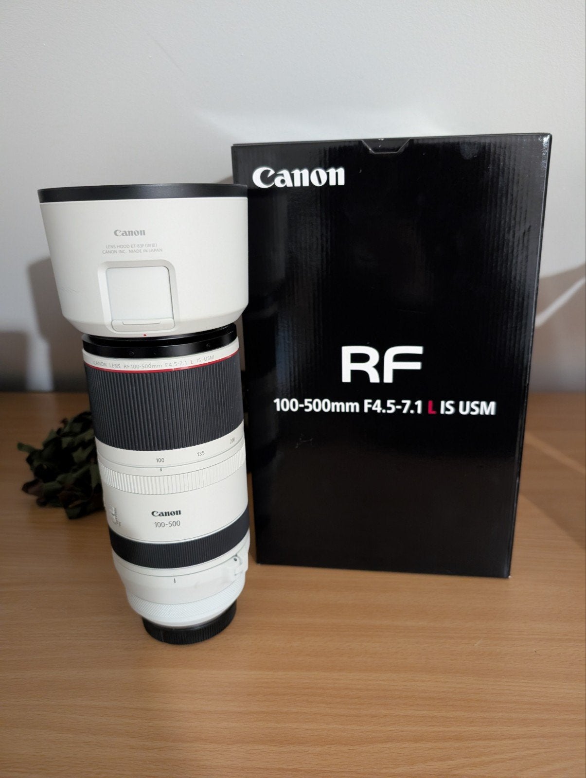 Canon RF 100-500mm f/4.5-7.1 L IS USM + Extender RF 1.4x, Neuf, Téléobjectif, Canon RF, Autofocus