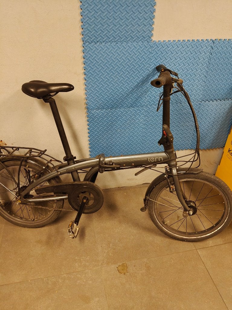 vouwfiets plooifiets Tern link C7I, Fietsen en Brommers, Gebruikt, Velgrem, Versnellingen, Ophalen