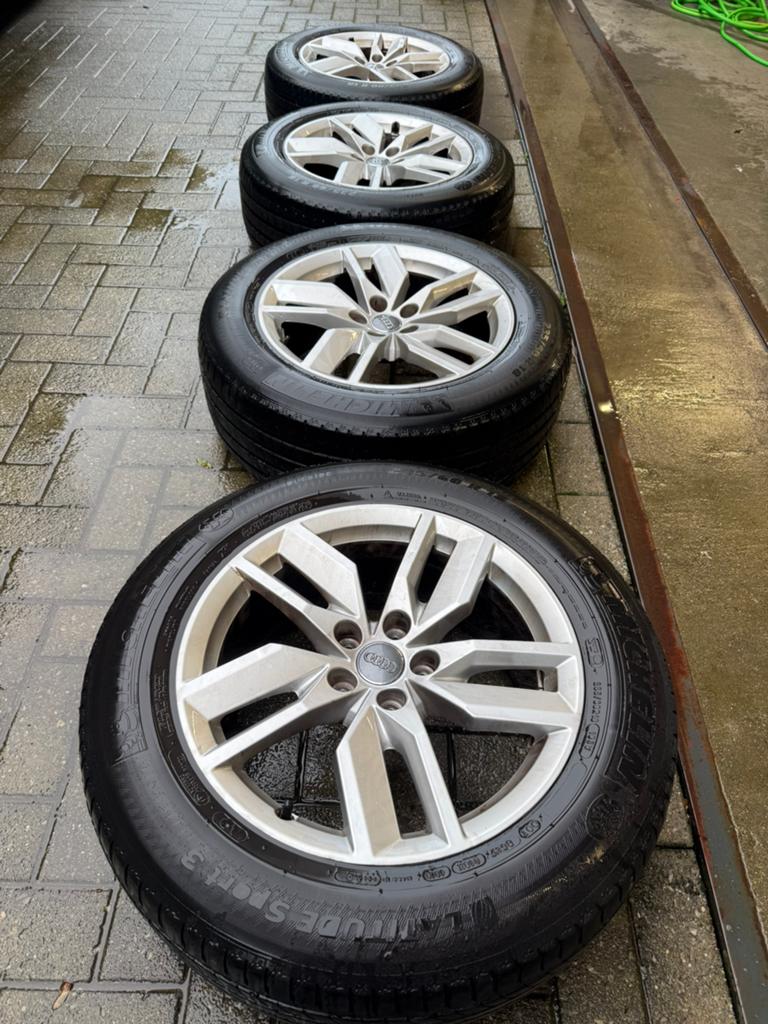 235/60 r18 - 18 inch velgen origineel audi, Pneus et Jantes, Véhicule de tourisme, Pneus été, 18 pouces