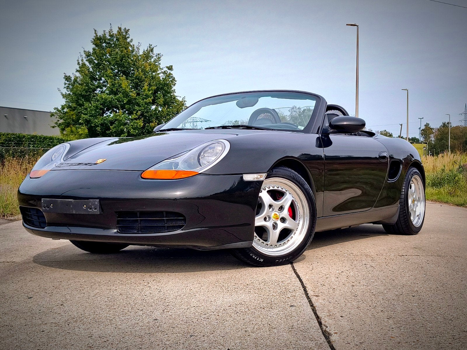 Porsche Boxster 2.5 leder handbak top staat !, Auto's, Porsche, 2500 cc, Achterwielaandrijving, Zwart, Cabriolet