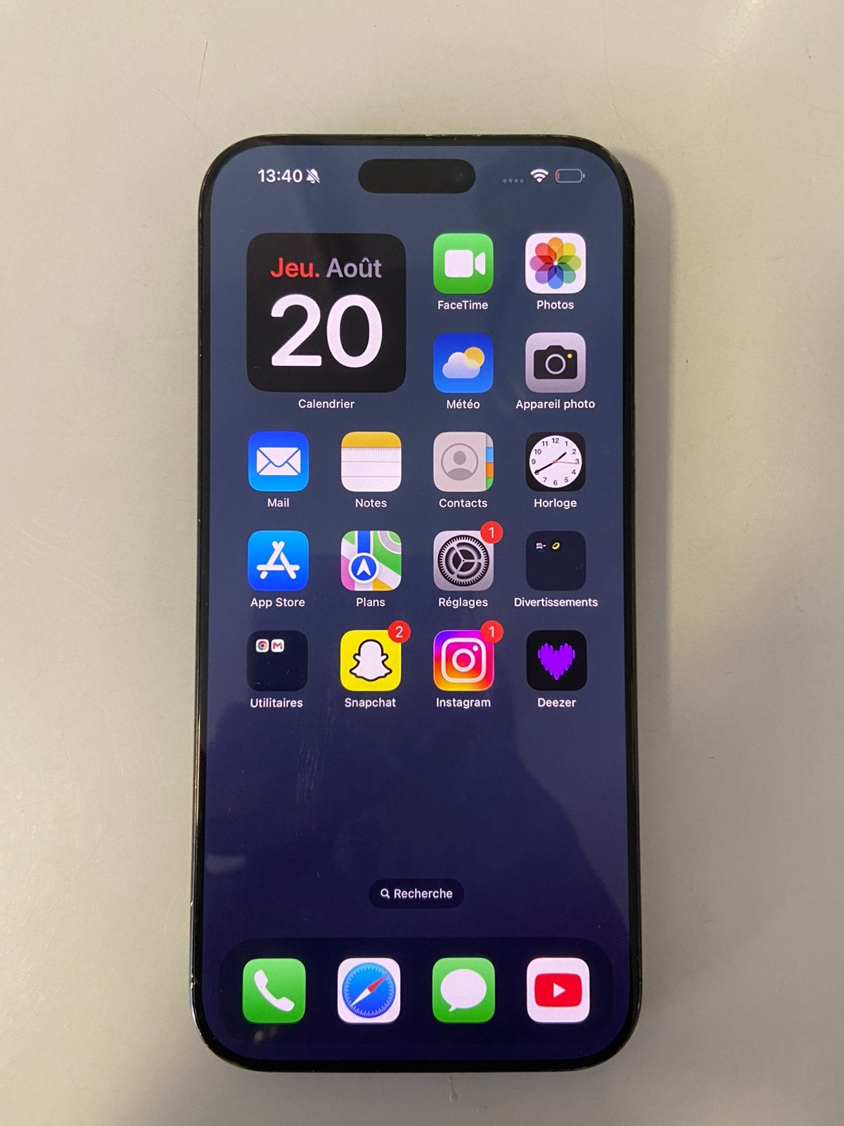Iphone 16 Pro Max Black, Télécoms, 512 GB, IPhone 16 Pro Max, Comme neuf, Enlèvement