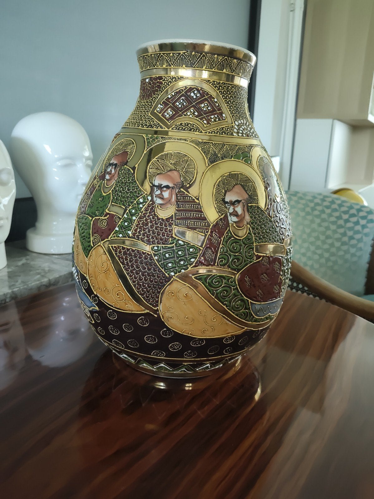 Japanse satsuma vaas, Antiek en Kunst, Ophalen