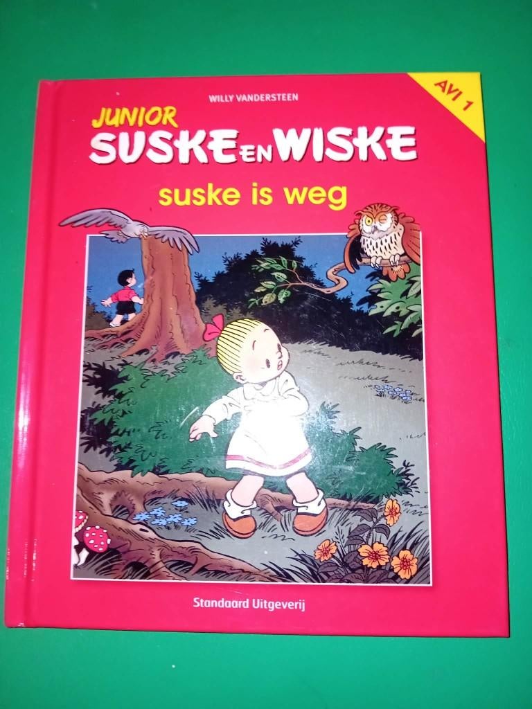 junior strip suske & wiske suske is weg, Boeken, Willy Vandersteen, Eén stripboek, Ophalen of Verzenden, Zo goed als nieuw