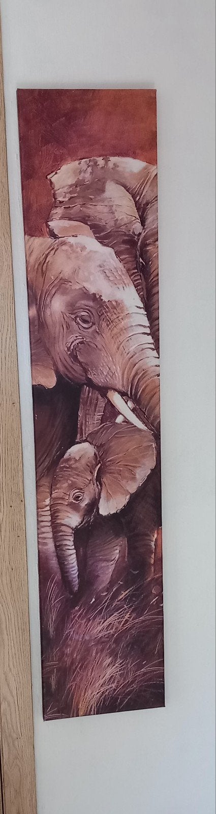 Olifant canvas, Ophalen