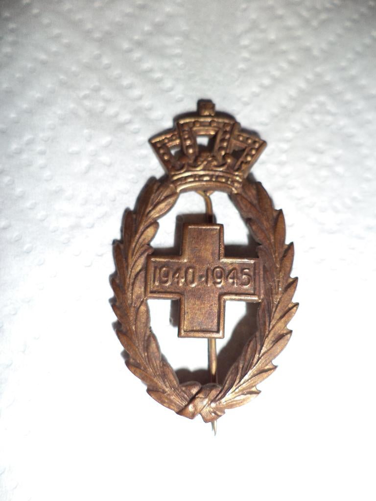 1940-1945 medaille speld erepenning WW II wereldoorlog ABBL, Ophalen of Verzenden