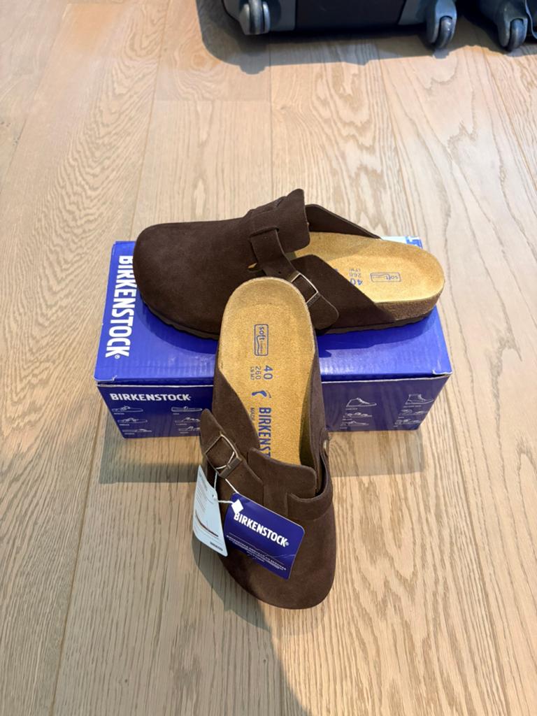 Birkenstock Boston BS Mocha – Taille 40, Envoi, Neuf