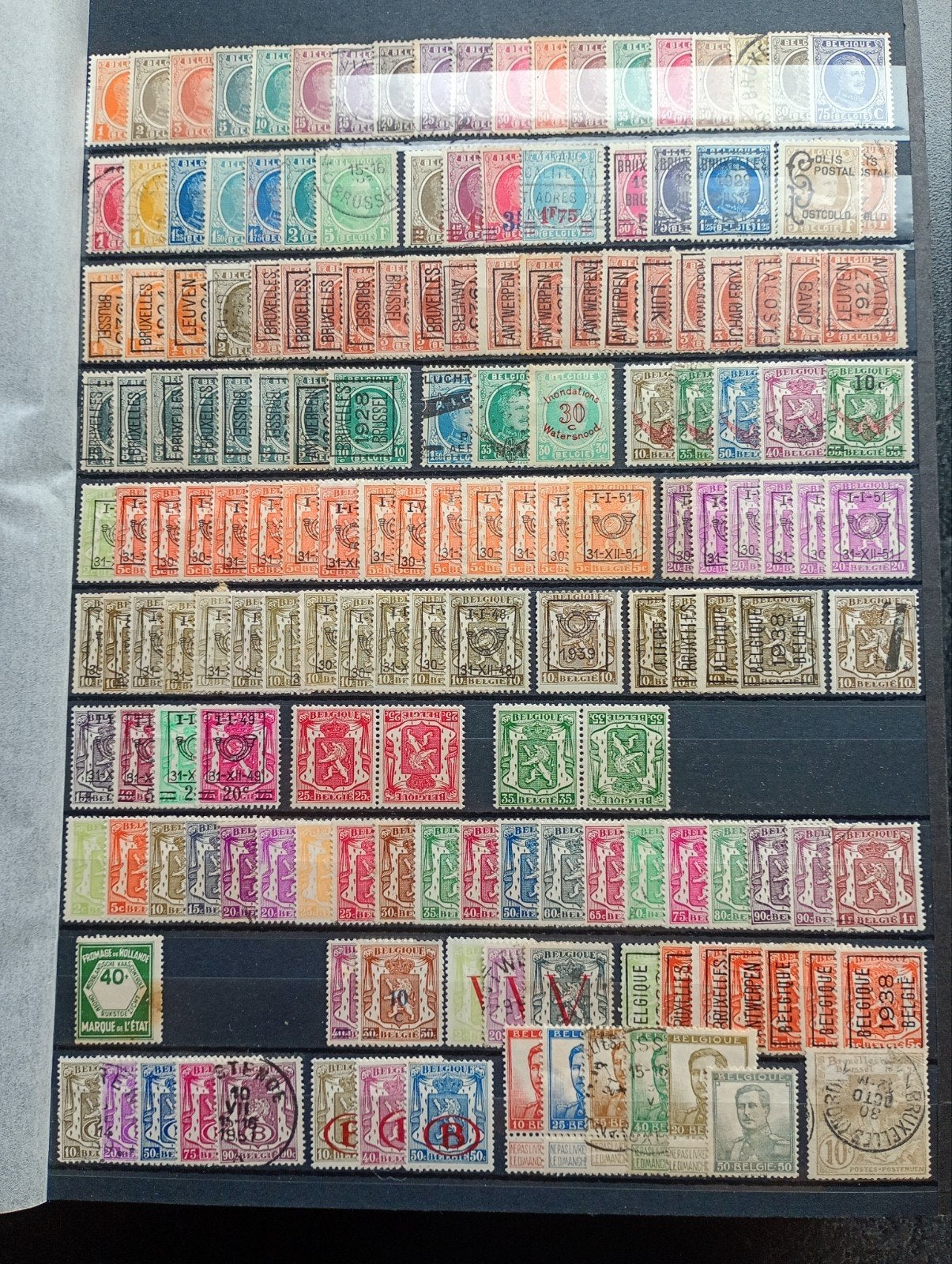 U4) grande collection de timbres belges (partie 1), Enlèvement ou Envoi