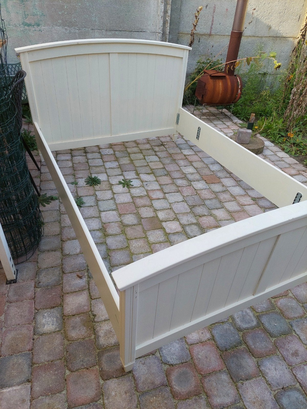 gratis houten bed 140 op 200 zonder lattoflex, Enlèvement, Bois, 200 cm, 140 cm
