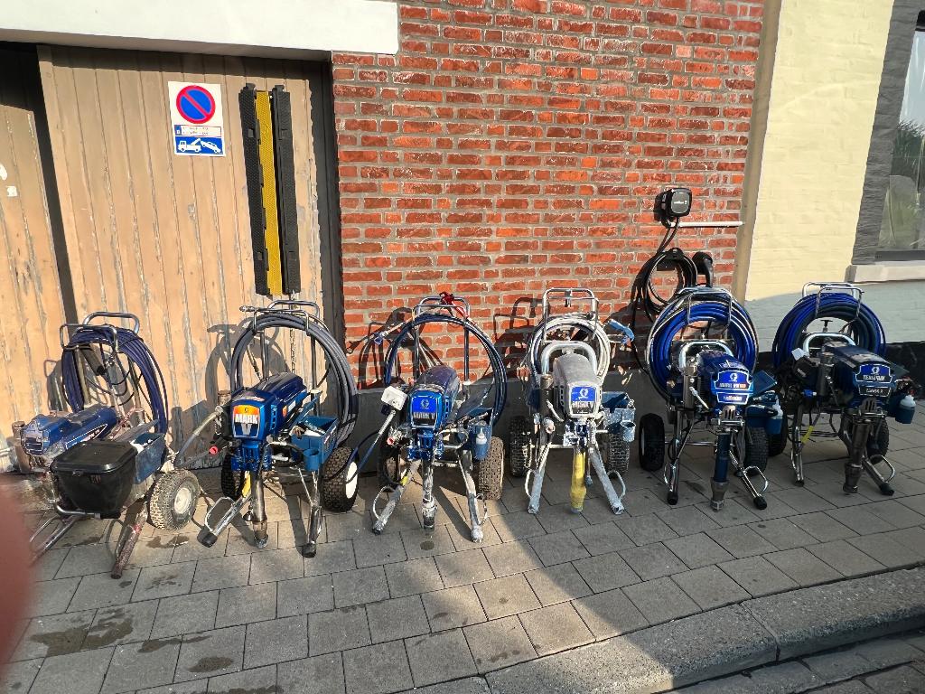 VERHUUR AIRLESS, Doe-het-zelf en Bouw, Schildersmaterialen, Ophalen