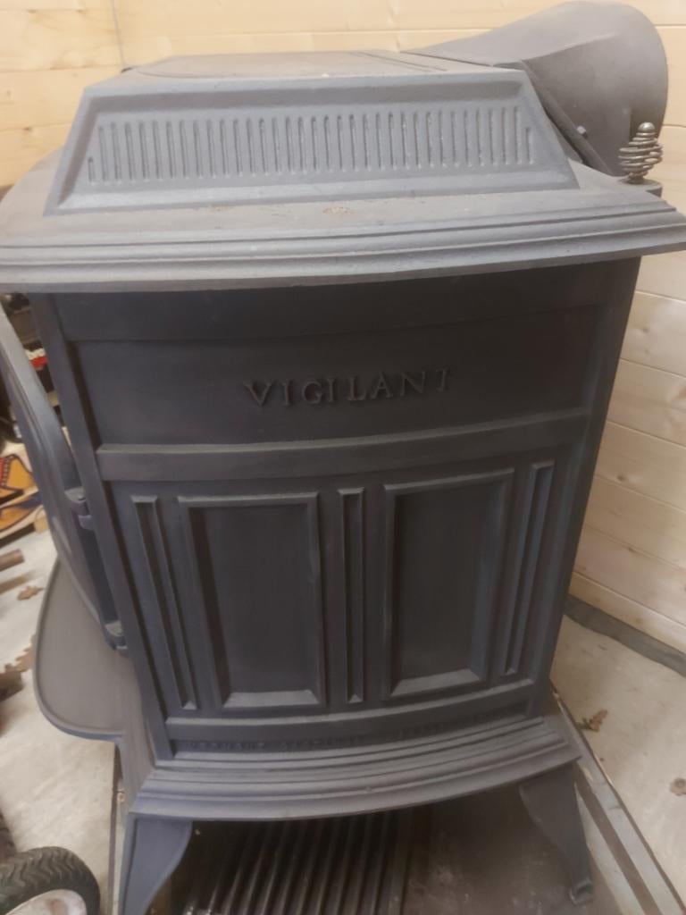 Houtkaachels, Doe-het-zelf en Bouw, Verwarming en Radiatoren, Ophalen, Gebruikt, Kachel, 60 tot 150 cm