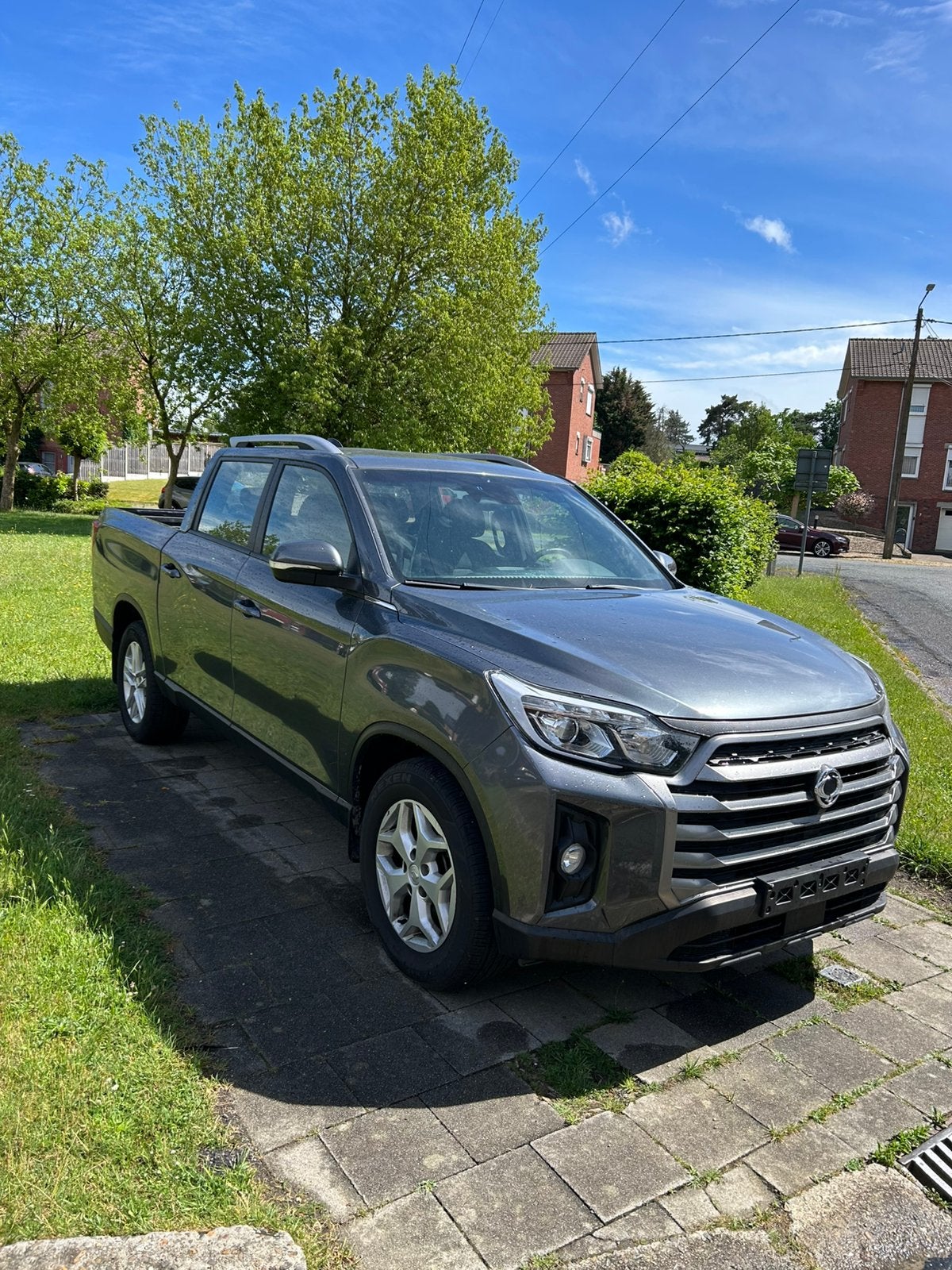 Ssangy Mus' G 4x4 Aut'at 2023. 32 .000km de long empattement, Autos, Argent ou Gris, Musso, Autre carrosserie, Alarme