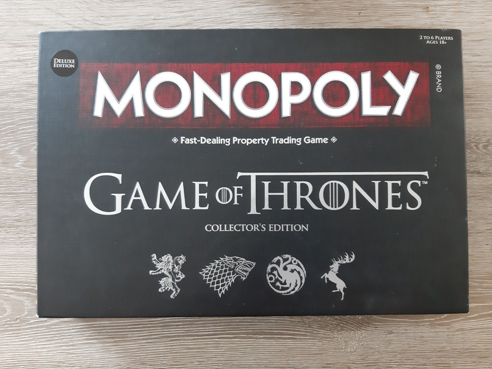 Monopoly Game of thrones collectors edition, Ophalen of Verzenden, Zo goed als nieuw