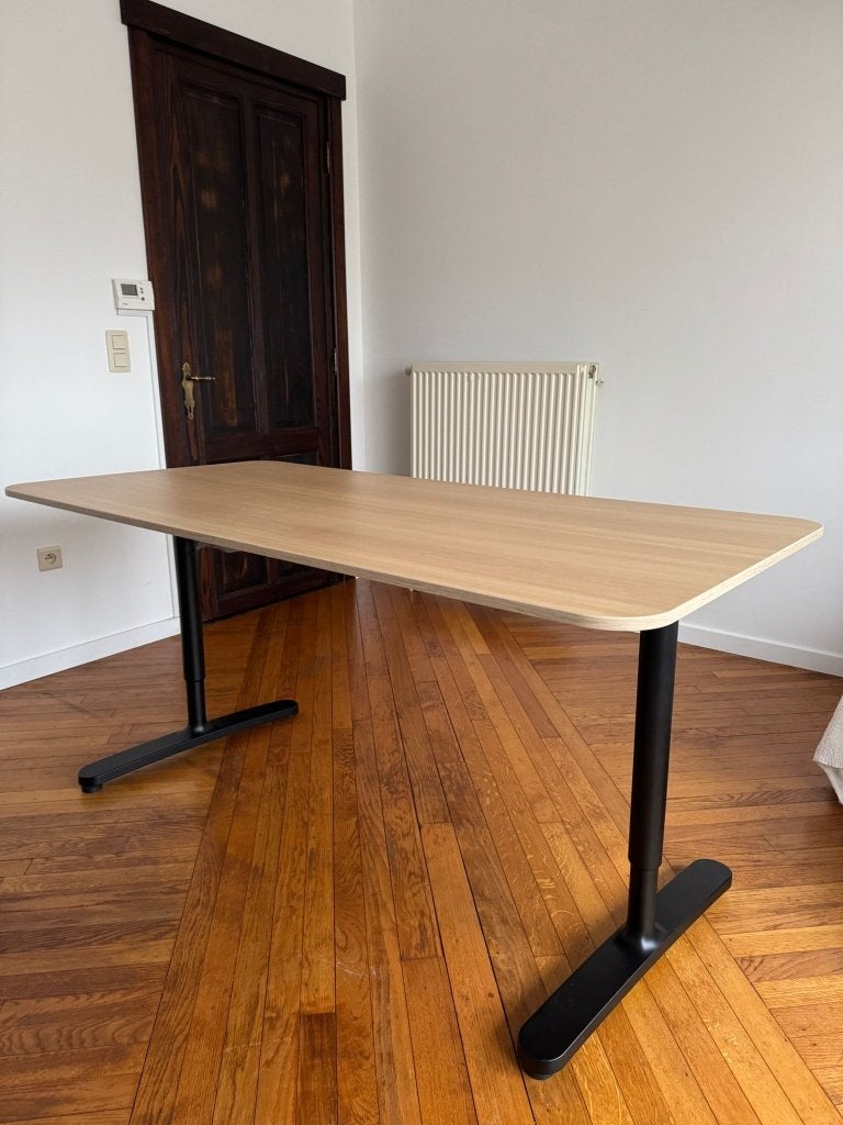 Bureau, Huis en Inrichting, Bureaus, Ophalen, Overige typen, Hout, Zo goed als nieuw