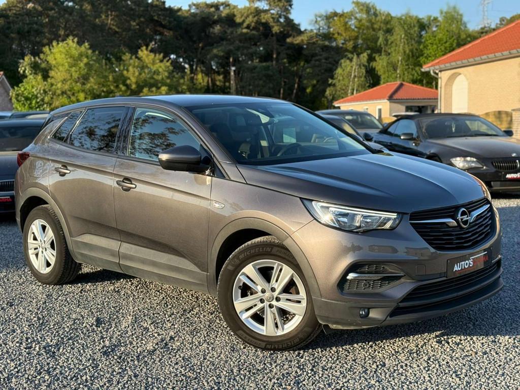 Opel Grandland X Navi CruiseC Airco StuurV Benzine Manueel *, Auto's, Stof, Gebruikt, 1199 cc, Bedrijf