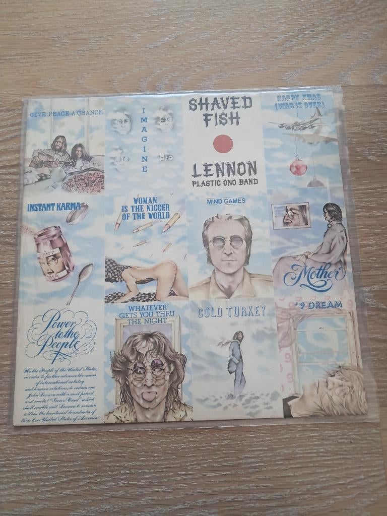 LP emblématique « Shaved Fish » de John Lennon, 12 pouces, Pop rock, Enlèvement ou Envoi, Comme neuf