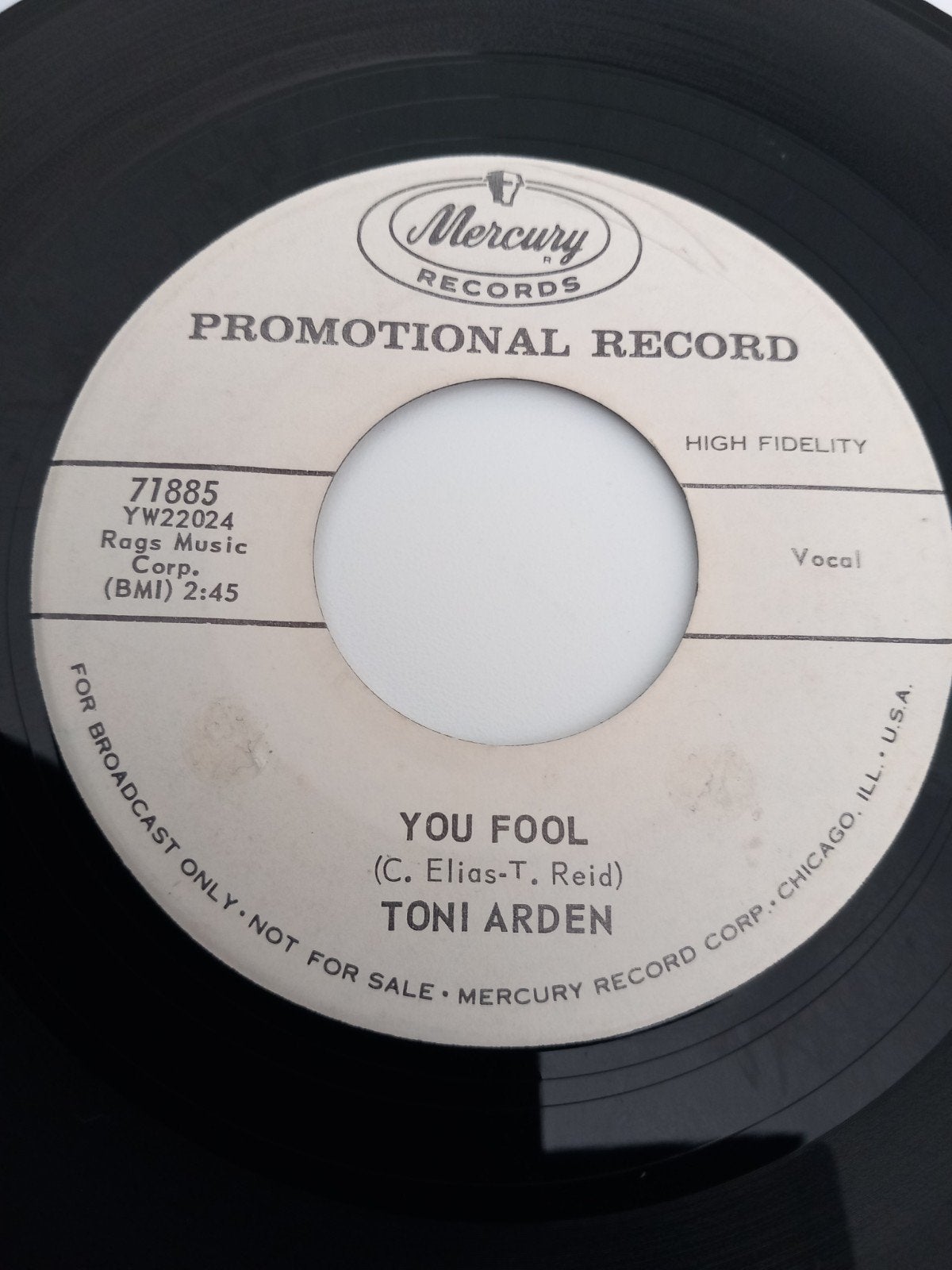 TONY ARDEN. OLDIES 60S USA 45T