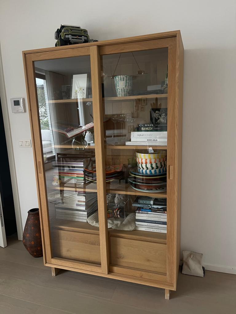 Buffetkast Ethnicraft, Ophalen, 100 tot 150 cm, Zo goed als nieuw, 150 tot 200 cm