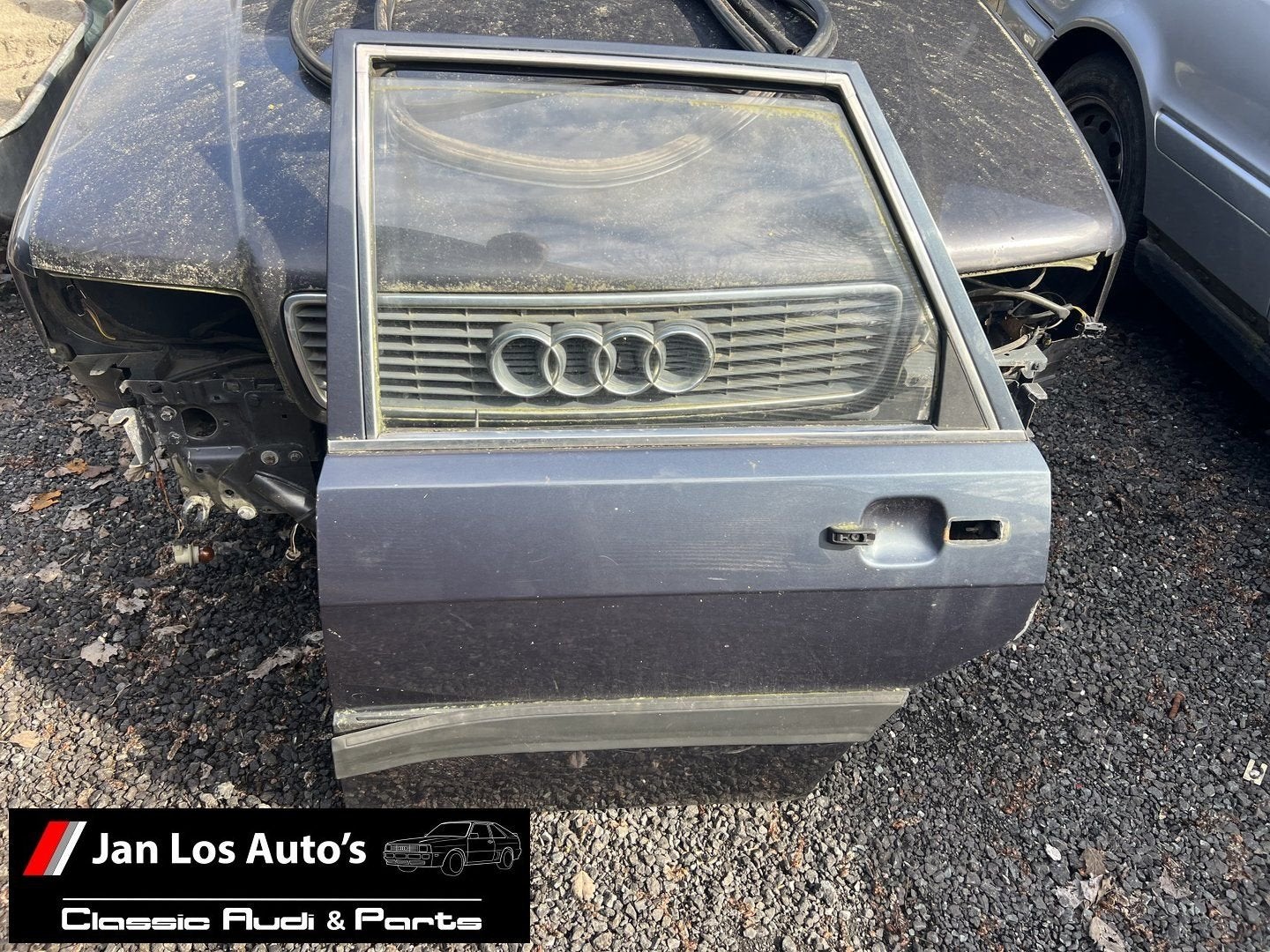 Audi 80 B2 typ 81 Portier deur la blauw, Ophalen, Gebruikt, -, Deur