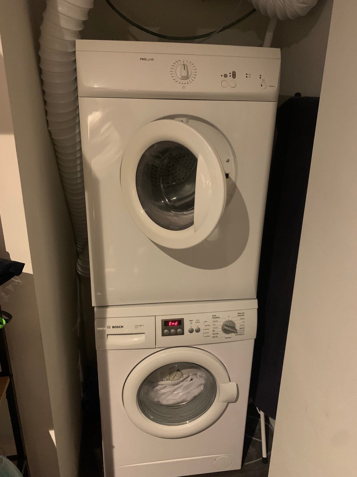 Wasmachine en deoogkast, Ophalen, Gebruikt