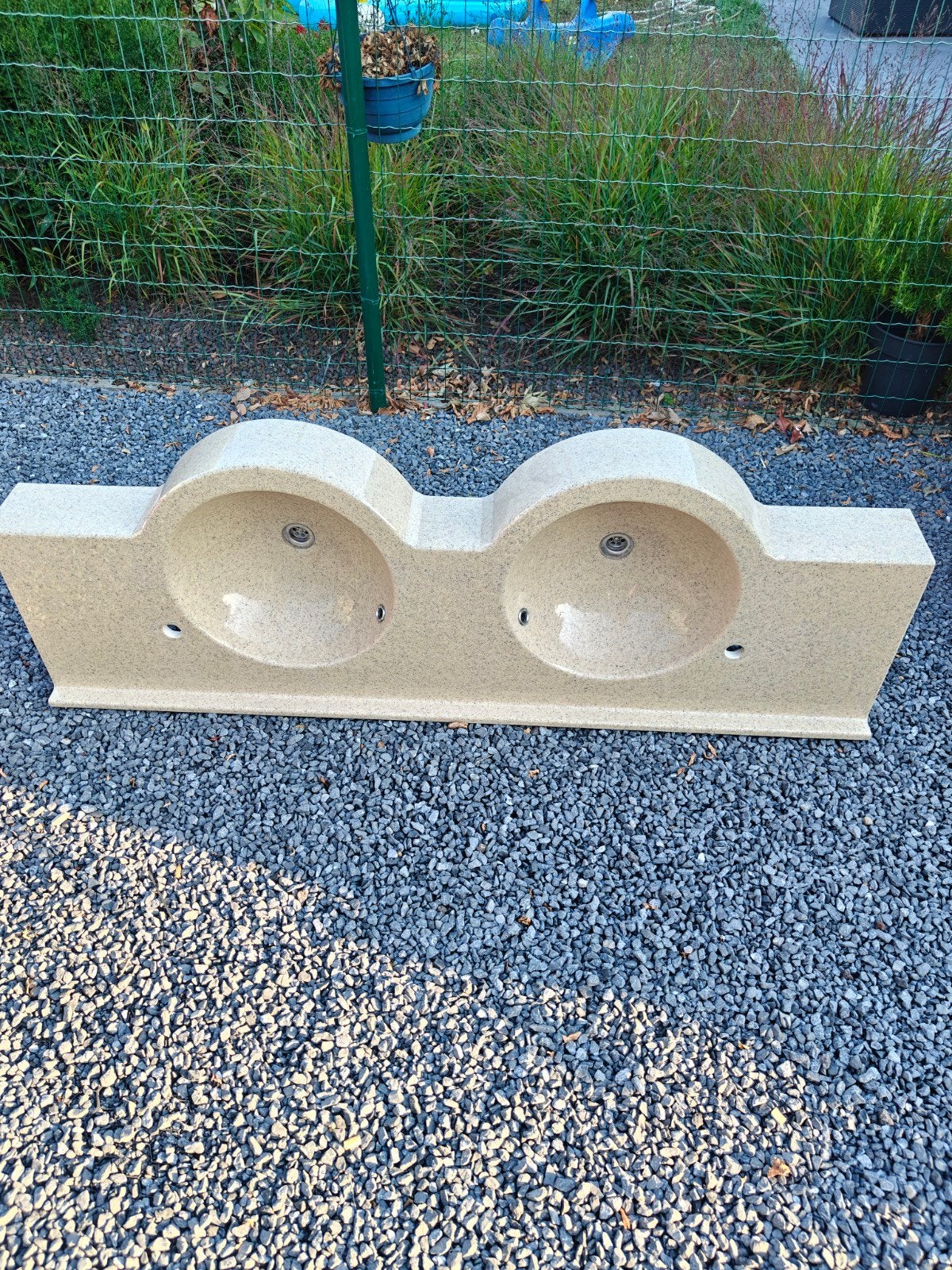 lavabo double pour salle de bains, Maison & Meubles, Enlèvement