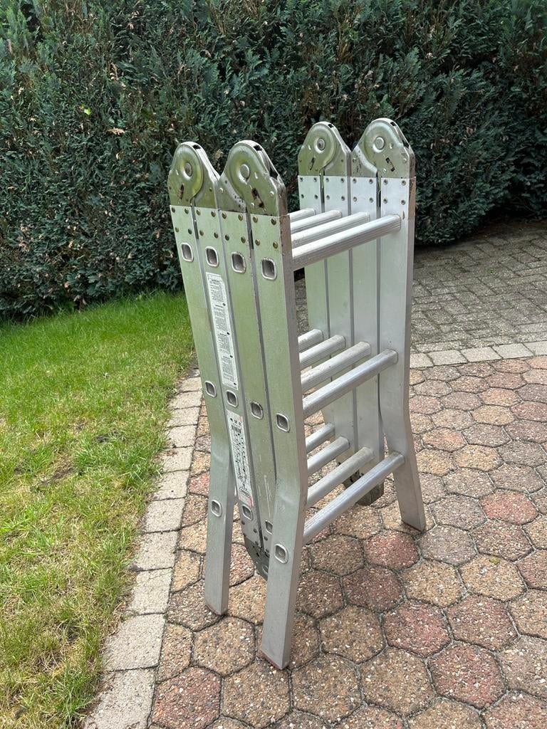 Multifunctionele vouwladder, Doe-het-zelf en Bouw, Ophalen, Zo goed als nieuw