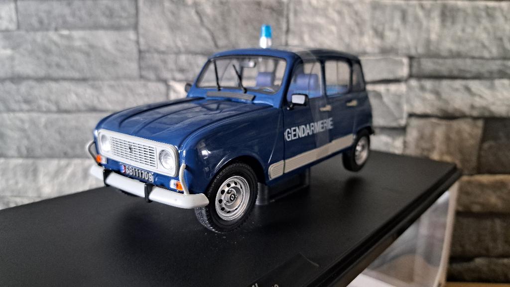 Renault 4L GTL Gendarmerie 1/18éme, Solido, Auto, Solido, Nieuw