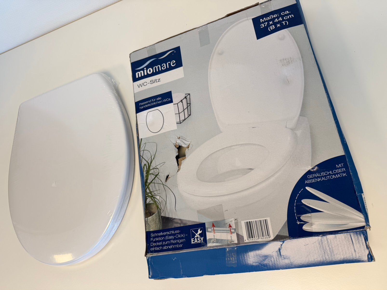 Miomare WC Zitting Softclose Toiletbril NIEUW - Wit wcbril, Huis en Inrichting, Ophalen of Verzenden, Nieuw