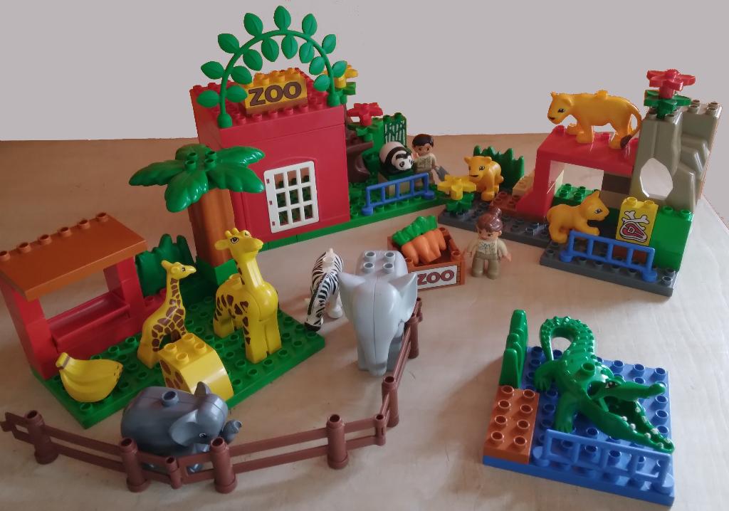 Friendly Zoo - Duplo #4968 (2005), Ophalen, Gebruikt, Duplo, Complete set