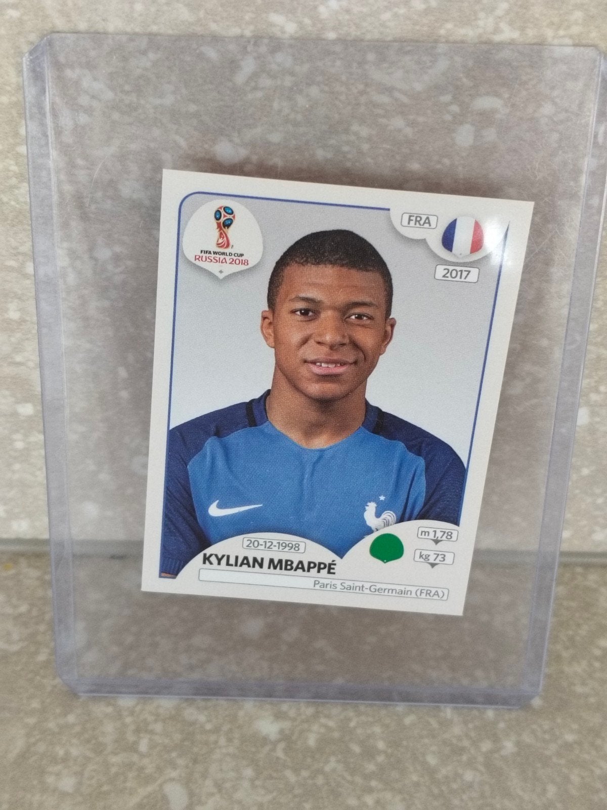 Panini sticker WK 2018 Rookie Kylian mbappe Frankrijk, Ophalen of Verzenden, Sticker