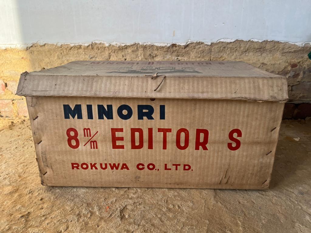 Vintage Minori 8mm film editor – originele doos (Japan), Verzamelen, Foto-apparatuur en Filmapparatuur, Ophalen
