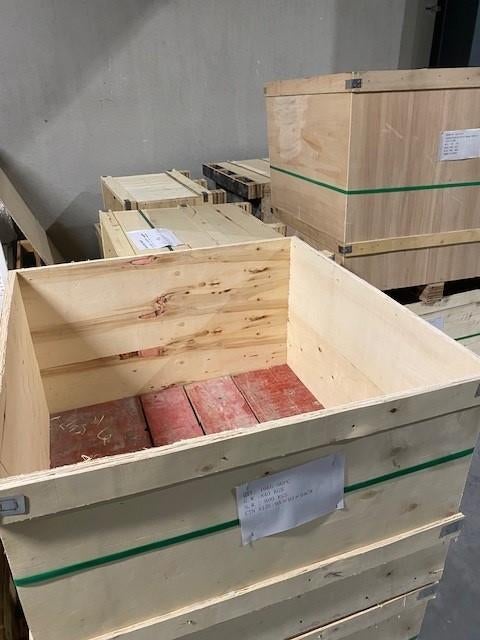 houten kisten, Enlèvement, Utilisé