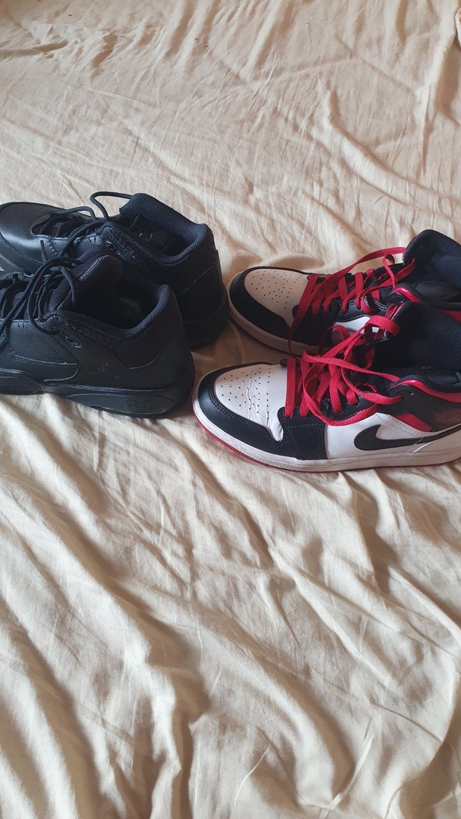 Basket jordan et nike, Enlèvement